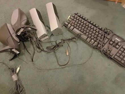Photo of free Computer PC parts speakers keyboard (Waterlooville PO8) #1