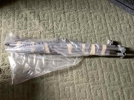 Photo of free Metal Clothes Rail, double bar on castors. (Cottingham HU16) #1