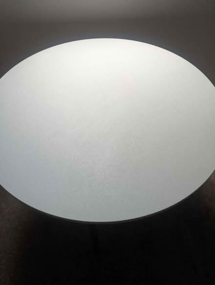 Photo of free Round white table (S13, Woodhouse) #2