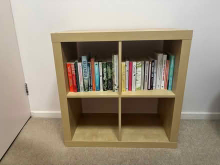 Photo of free IKEA “Kallax” 4-box shelving unit VGC (Gladestry HR5) #1