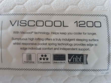 Photo of free Salus king size mattress (Woodbrook HR5) #2