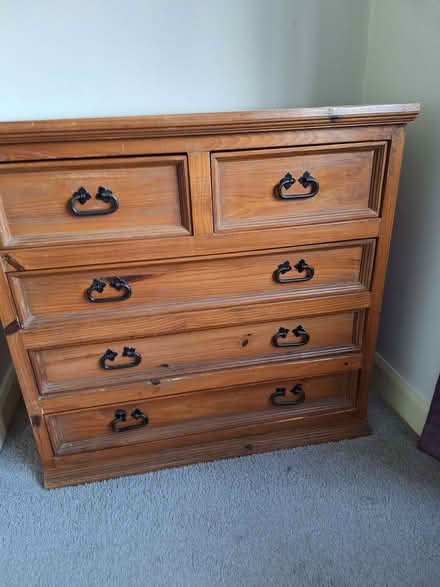 Photo of free An antique chest of drawers, very solid (Stockton Heath WA4) #1