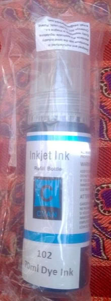 Photo of free Epson compatible Cyan ink 70ml type 102 (Stroud GL5) #1