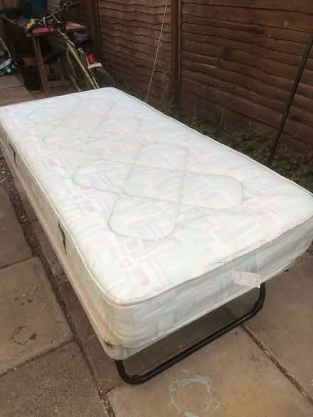 Photo of free Single bed with folding legs (Sprowston NR7) #1