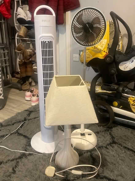 Photo of free Two fans and lamp (Gobowen SY11) #1