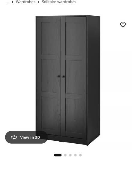 Photo of free IKEA black wardrobec (Mistley CO11) #2