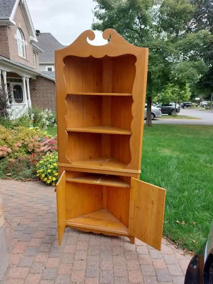 Photo of free Solid wood corner cabinet (Kanata Lakes) #2