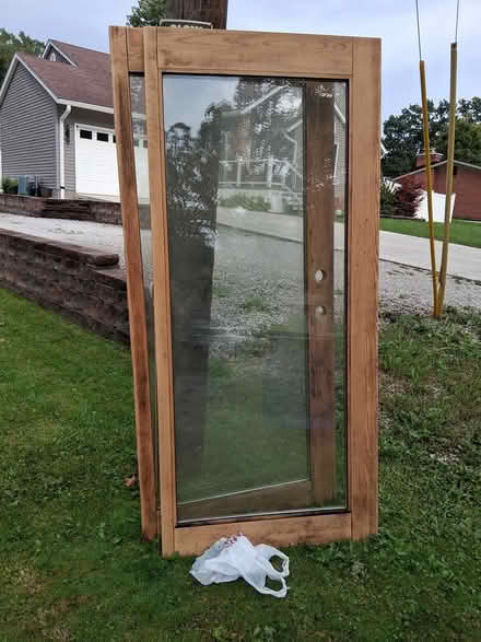 Photo of free Wood and glass doors (Waterford) #1