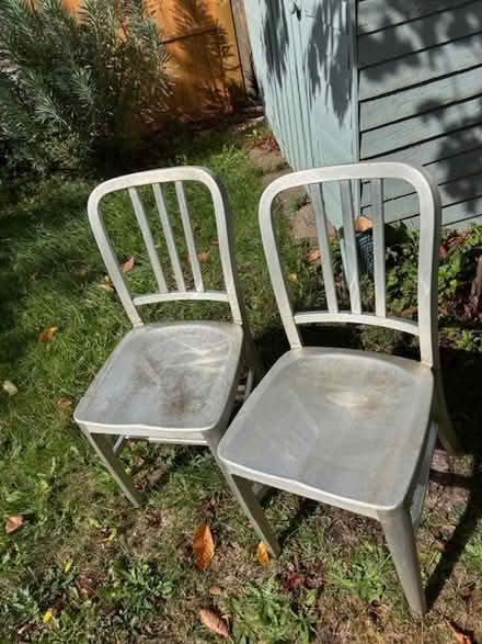Photo of free 2 aluminium chairs for indoors our outdoors (St Albans AL3) #2