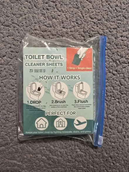 Photo of free Lime Toilet Bowl Cleaner Sheets (West 7th) #4