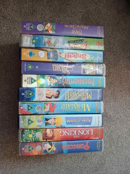 Photo of free Various kids VHS cassettes (Blaby LE8) #1