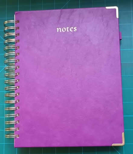 Photo of free A5 Spiral Notebook – lined pages + tab dividers (Hatch End HA5) #1