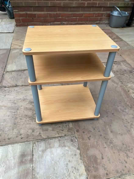 Photo of free 3 Shelf storage unit/TV stand (Alcester Lanes End B14) #2