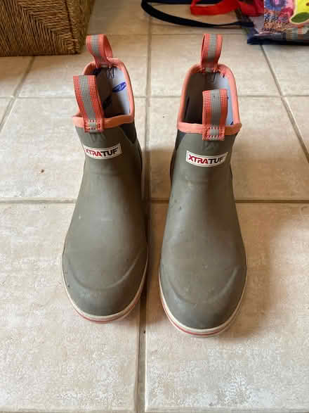 Photo of free XTRATUF rubber booties - W size 9 (Hunt Club) #1