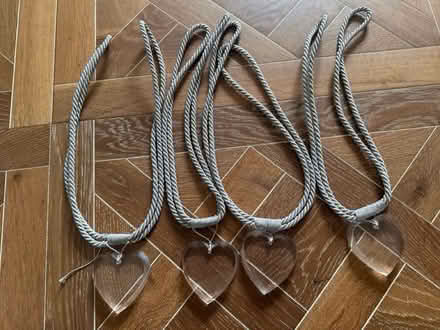 Photo of free 4 Heart Curtain Tie Backs (Holland Park W11) #1