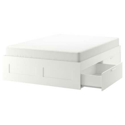 Photo of free IKEA Brimnes Double Bed Frame (Mitcham CR4) #4