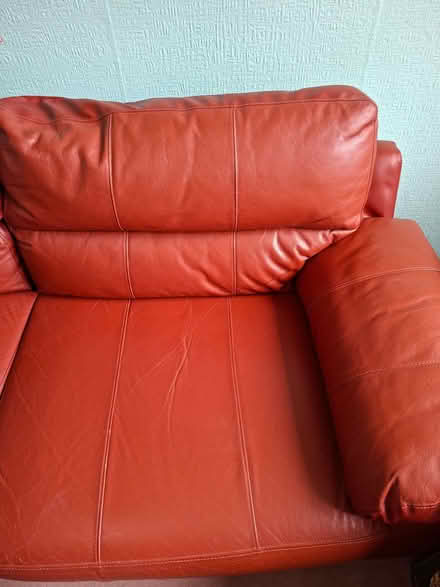 Photo of free Faux leather sofa (Shepherds Bush W12) #2