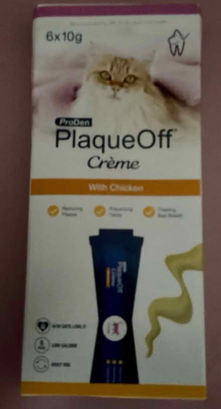 Photo of free Cat treats Plaque Off (Congleton CW12) #1