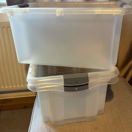 Photo of free Plastic boxes (Erith DA17) #2