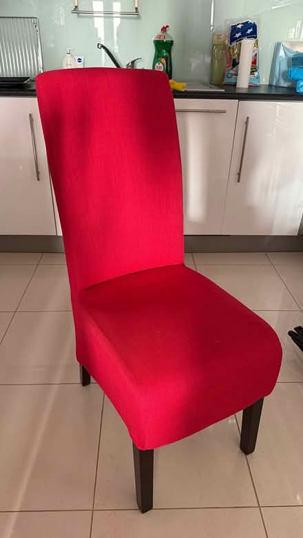 Photo of free 4 Red chairs (Bohermore) #2