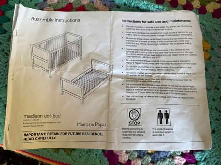 Photo of free White baby and toddler cot/bed (Aylsham central could deliver) #2