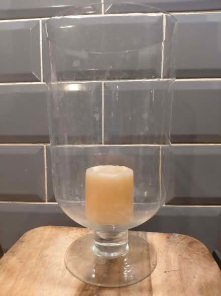 Photo of free Glass candle holder (Fishermead MK6) #1