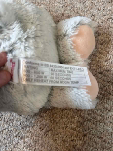 Photo of free Microwaveable elephant (Walderslade ME5) #2