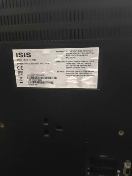 Photo of free Isis 32inch TV with remote (Lordswood ME5) #4