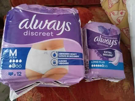 Photo of free Always discreet pads (Salford M6) #1