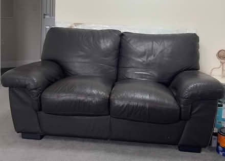 Photo of free Leather 2 seater sofa (Houghton regis LU5) #1