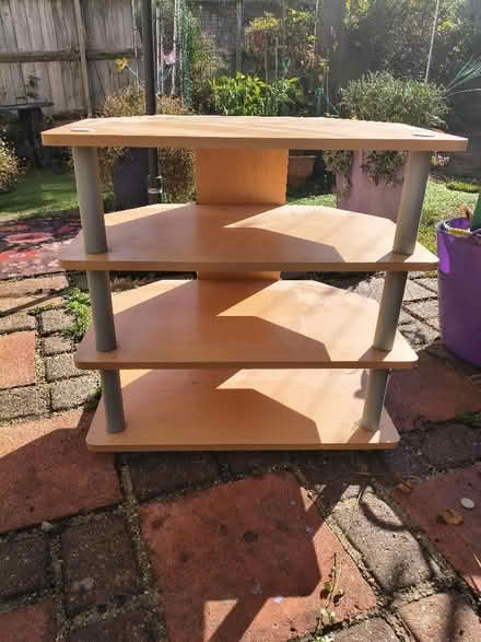 Photo of free Beech effect TV and console stand (Rafborough GU14) #1