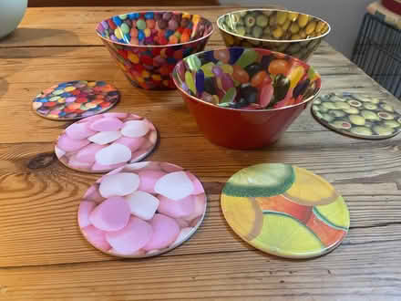 Photo of free 3 x bowls & 5 x Coasters (North Ascot SL5) #2