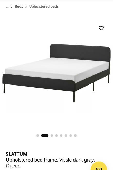 Photo of free IKEA Slattum queen bed frame (Downtown Walnut Creek) #2