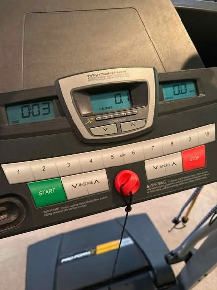 Photo of free Sturdy folding treadmill (Mays Chapel) #3
