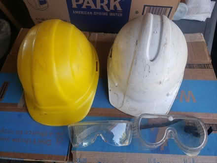 Photo of free 2 Hardhats Safety Glasses Goggles (Middletown) #1
