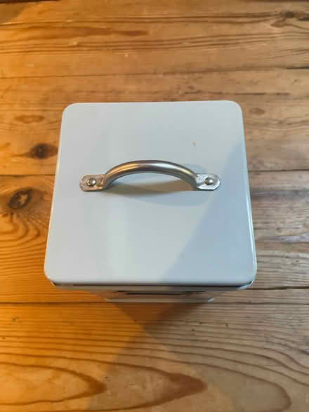 Photo of free Blue Square Metal Storage Tin (North Ascot SL5) #2