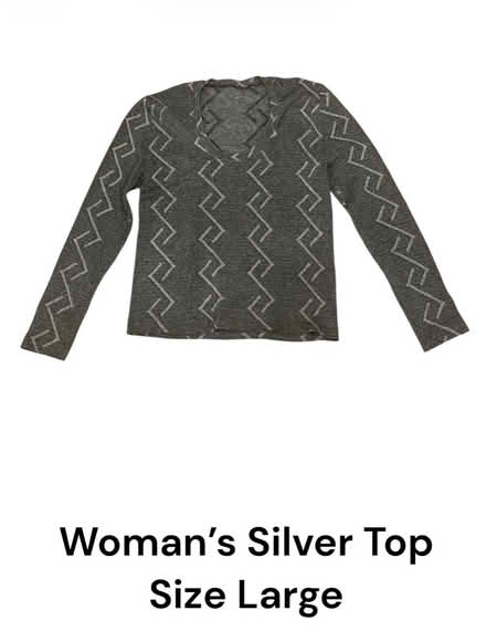 Photo of free Woman’s Silver Top (Brooklyn Storage) #1