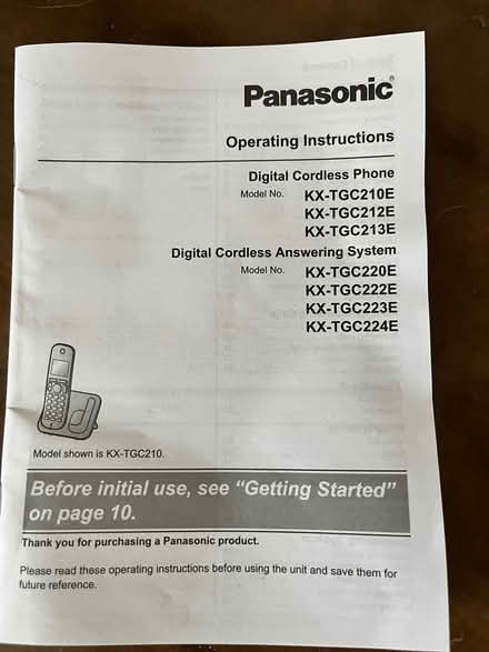 Photo of free Landline phone handset (Belper near Bargate DE56) #2