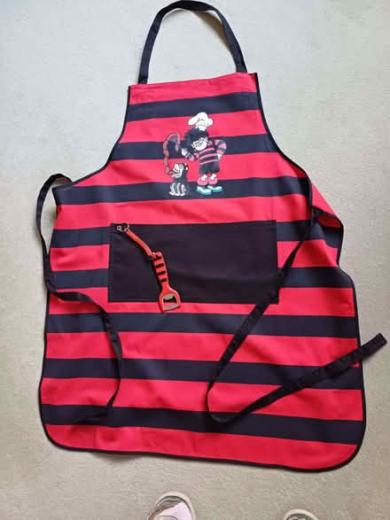 Photo of free Dennis the Menace apron with bottle opener (Earley RG6) #1