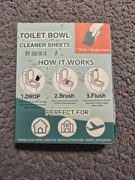 Photo of free Lime Toilet Bowl Cleaner Sheets (West 7th) #1