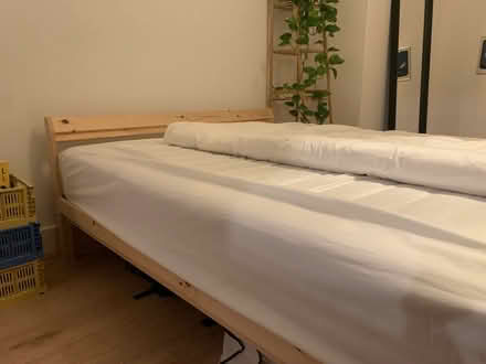 Photo of free IKEA wooden bed frame (N16) #2