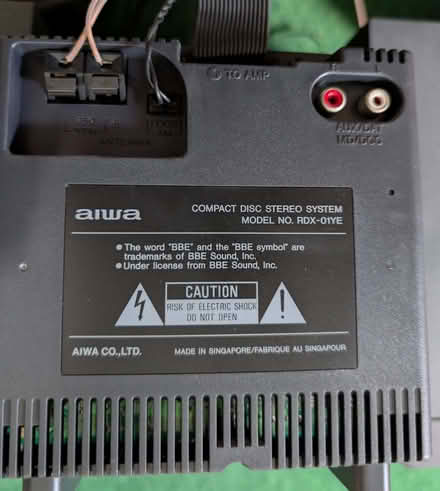 Photo of free Compact HiFi system Aiwa (Bowerham LA1) #2
