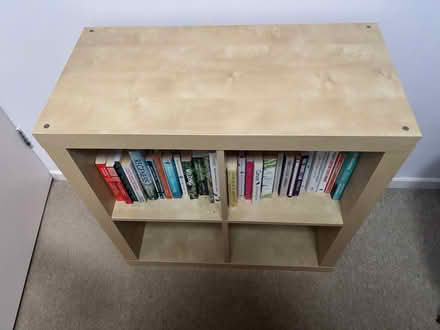 Photo of free IKEA “Kallax” 4-box shelving unit VGC (Gladestry HR5) #3