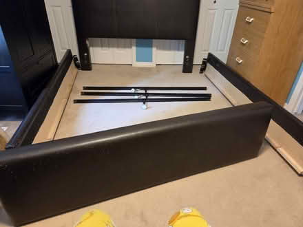 Photo of free Queen-sized bed frame (Gloucester) #3