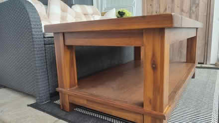 Photo of free Wooden coffee table (Lenham ME17) #1