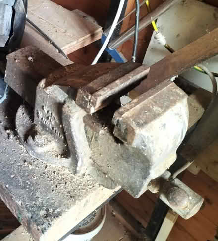 Photo of free Large bench vice (Stone Cross BN24) #1