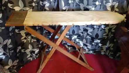 Photo of free VINTAGE / ANTIQUE WOODEN IRONING BOARD - c. 1942? (West Marina TN38) #4