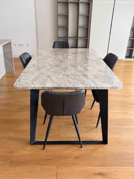 Photo of free Marble dining table (Chelsea Harbour SW6) #1