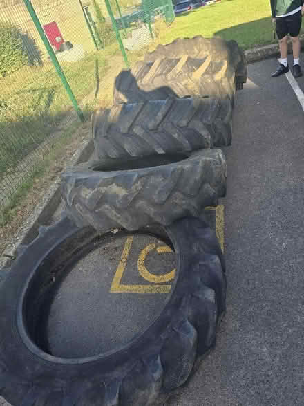Photo of free Large tractor tyres (Moorfields BA2) #1