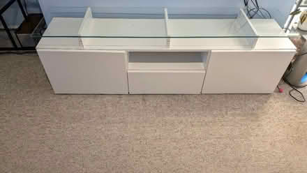 Photo of free White glass topped unit (Congleton CW12) #1